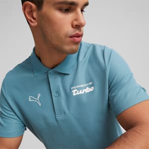 Porsche Legacy Men's Motorsport Polo, Bold Blue, extralarge-IND