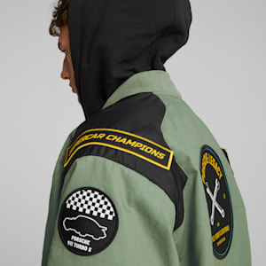 Porsche Legacy Garage Crew Men's Jacket, Eucalyptus, extralarge-GBR