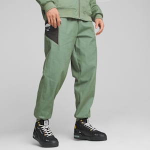 Porsche Legacy Garage Crew Men's Pants, Eucalyptus, extralarge-GBR