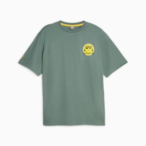 Porsche Legacy Garage Crew Men's Motorsport Tee, Eucalyptus, extralarge-IND
