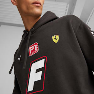 Scuderia Ferrari Race Garage Crews Men's Hoodie, PUMA Black, extralarge