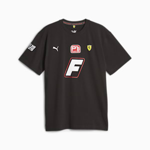 Playera Scuderia Ferrari Race Garage Crews para hombre, PUMA Black, extralarge