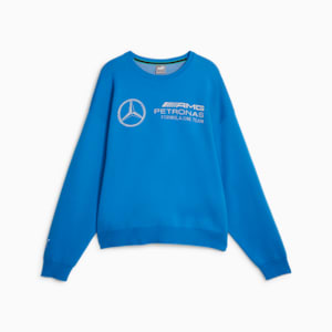 Suéter tejido de automovilismo Statement Mercedes-AMG PETRONAS de hombre, Ultra Blue, extragrande