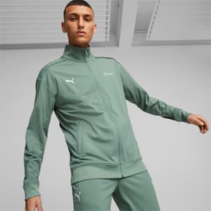 Mercedes-AMG PETRONAS Cloudspun Motorsport Men's Track Jacket, Eucalyptus, extralarge-IND