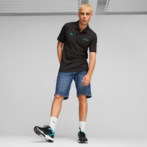 Camiseta tipo polo Cloudspun Mercedes-AMG PETRONAS de hombre, PUMA Black, extragrande