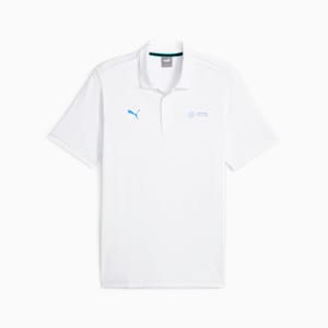 Camiseta tipo polo Cloudspun de automovilismo Mercedes-AMG PETRONAS para hombre, PUMA White, extralarge