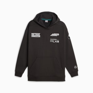 Mercedes-AMG Petronas Motorsport Garage Crew Hoodie, PUMA Black, extralarge-GBR