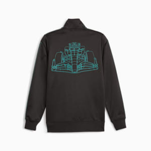 Mercedes-AMG PETRONAS Men's MT7 Motorsport Track Jacket, PUMA Black, extralarge