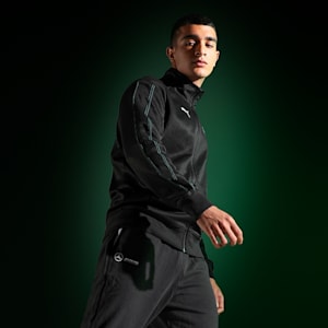 Mercedes-AMG PETRONAS Men's MT7 Motorsport Track Jacket, PUMA Black, extralarge-IND