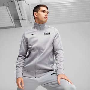 Mercedes-AMG PETRONAS Men's MT7 Motorsport Track Jacket, Mercedes Team Silver, extralarge-IND