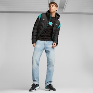 Mercedes-AMG PETRONAS MT7 Ecolite Men's Padded Jacket, PUMA Black, extralarge-IND