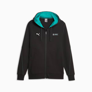 Mercedes-AMG PETRONAS Men's Motorsport Hooded Sweatshirt, PUMA Black, extralarge-IND