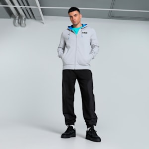 Mercedes-AMG PETRONAS Men's Motorsport Hooded Sweatshirt, Mercedes Team Silver, extralarge-IND