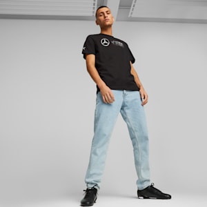 Camiseta de automovilismo Mercedes-AMG PETRONAS para hombre, PUMA Black, extragrande