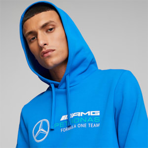 Mercedes-AMG PETRONAS Men's Motorsport Hoodie, Ultra Blue, extralarge-IND