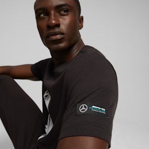 Camiseta de automovilismo Mercedes-AMG PETRONAS para hombre, PUMA Black, extragrande
