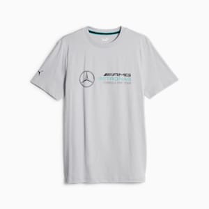 Mercedes-AMG PETRONAS Men's Motorsport Tee, Mercedes Team Silver, extralarge-IND