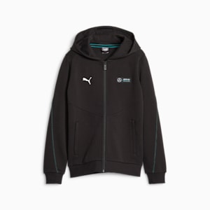 Mercedes-AMG Petronas Motorsport Youth Hooded Sweat Jacket, PUMA Black, extralarge-GBR