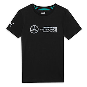 Mercedes-AMG Petronas Motorsport Youth Logo Tee, PUMA Black, extralarge-IND