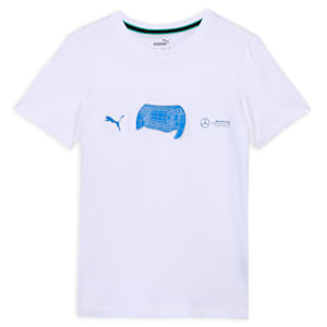 Mercedes-AMG Petronas Motorsport Youth Graphic Tee, PUMA White, extralarge-IND