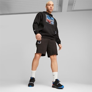 BMW M Motorsport Men's Sweat Shorts, PUMA Black, extralarge