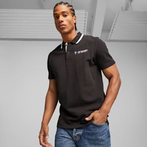 BMW M Motorsport Men's Polo, PUMA Black, extralarge-IND