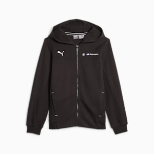 BMW M Motorsport Youth Sweat Jacket, PUMA Black, extralarge-IND