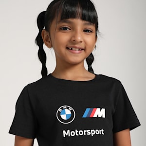 BMW M Motorsport Youth Logo Tee, PUMA Black, extralarge-IND