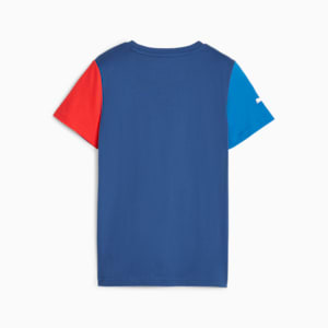 BMW M Motorsport Essentials Big Kids' Logo Tee, Pro Blue-M Color, extralarge