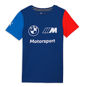 BMW M Motorsport Youth Logo Tee, Pro Blue-M Color, extralarge-IND