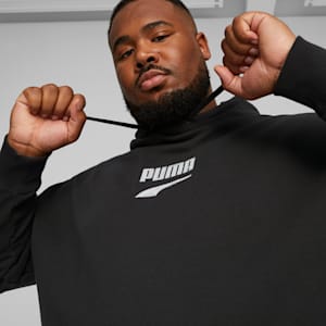 Sudadera con gorra con logotipo Downtown para hombre, PUMA Black, extralarge