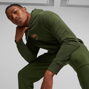 DOWNTOWN Men's Logo Hoodie, Myrtle, extralarge