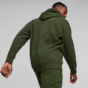 DOWNTOWN Men's Logo Hoodie, Myrtle, extralarge