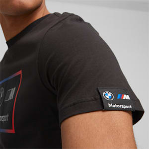 BMW M Motorsport Men's Logo Tee, PUMA Black, extralarge