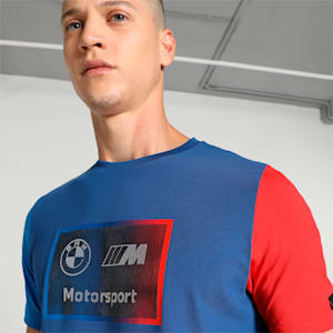 BMW M Motorsport Men's Logo T-shirt, Pro Blue-M Color, extralarge-IND