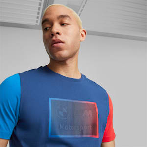 T-shirt avec logo BMW M Motorsport Homme, Pro Blue-M Color, extralarge
