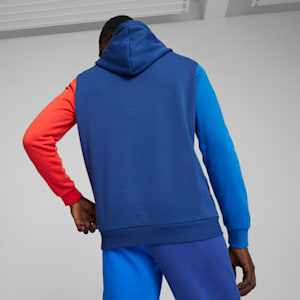 BMW M Motorsport Men's Fleece Hoodie, Pro Blue-M Color, extralarge-IND