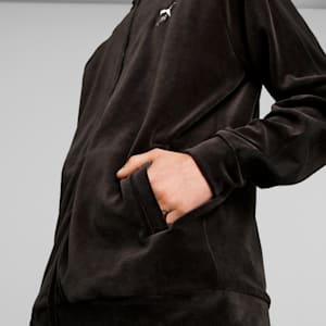 メンズ T7 ベロア トラックジャケット, PUMA Black, extralarge-JPN