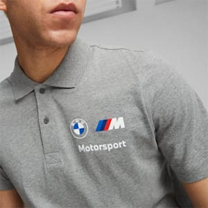 BMW M Motorsport Men's Polo, Medium Gray Heather, extralarge-IND