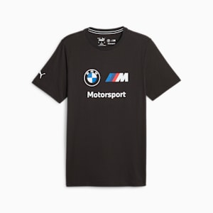 BMW M Motorsport Men's Logo Tee, PUMA Black, extralarge-IND
