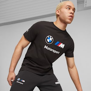 BMW M Motorsport ESS Logo Men's Tee, Cheap Erlebniswelt-fliegenfischen Jordan Outlet Black, extralarge