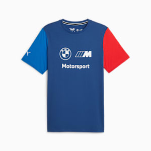 BMW M Motorsport Men's Logo Tee, Pro Blue-M Color, extralarge-IND