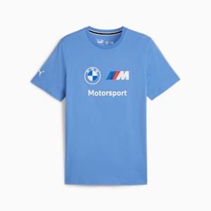 BMW M Motorsport Men's Logo Tee, Blue Skies, extralarge-IND