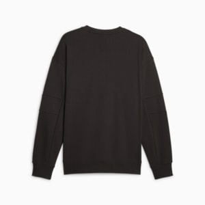 メンズ PUMA TEAM クルー スウェット, PUMA Black, extralarge-JPN