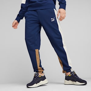 Pantalon en molleton Classics Block, homme, Bleu Perse – blanc chaud, très grand