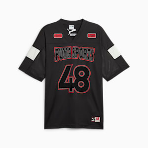 メンズ PUMA TEAM スポーツシャツ, PUMA Black, extralarge-JPN