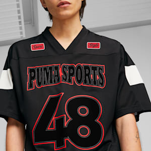 メンズ PUMA TEAM スポーツ Tシャツ, PUMA Black, extralarge-JPN