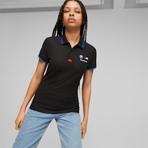 BMW M Motorsport Women's Polo Shirt, PUMA Black, extralarge-IND