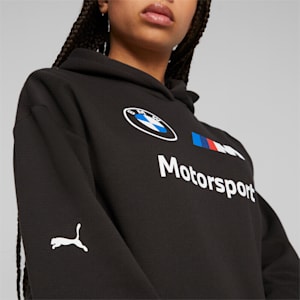 BMW M Motorsport Essentials Women's Hoodie Women, PUMA Black, extralarge-IND
