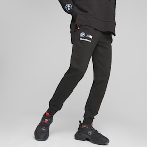 BMW M Motorsport Women's Fleece Pants, PUMA Black, extralarge-IND
